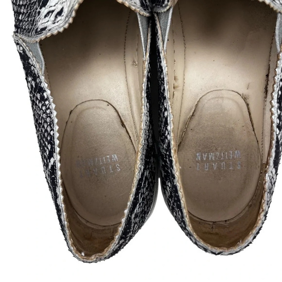 Stuart Weitzman Nuggets Snake Print Slip-On Size 9 - Picture 8 of 15